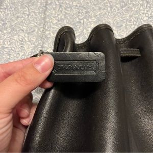 Vintage coach bucket bag